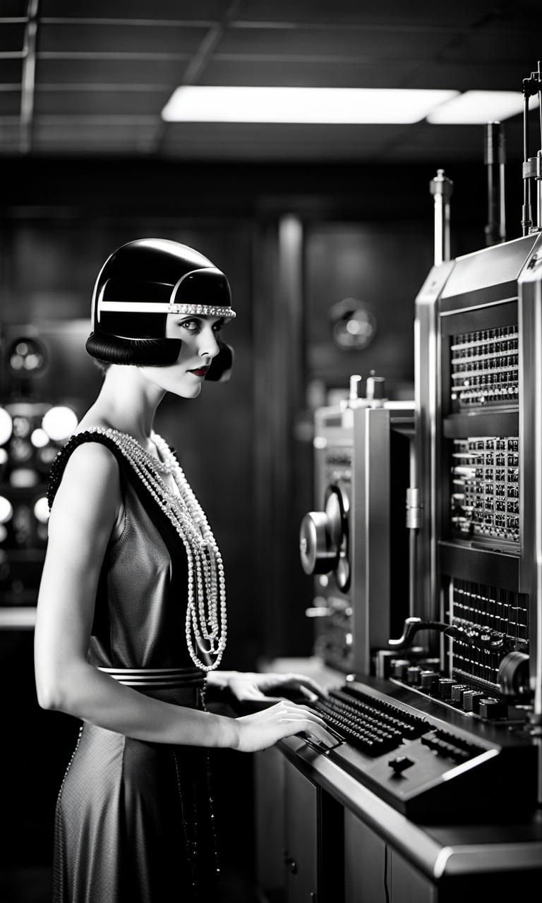 Retro Computer Women Retro Computer by Nati888 on DeviantArt
