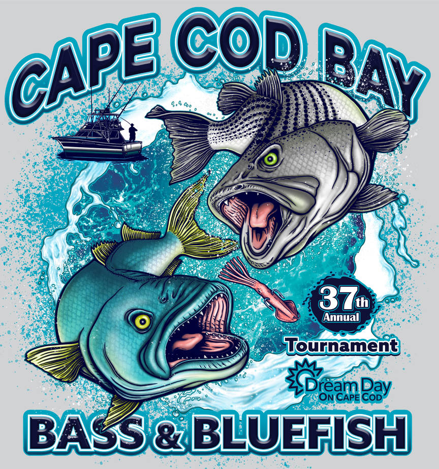 Cape Cod Bass and Bluefish Tournament shirt design by raymo442 on ...