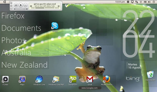 Rainmeter - Bing Frog