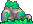 Sprite Rip: Grassy Rock by F2U-Sprites