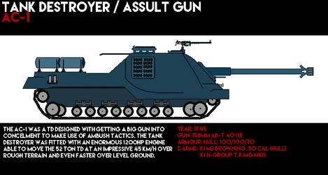 AC-1 158 mm Tank Destroyer / Assault Gun