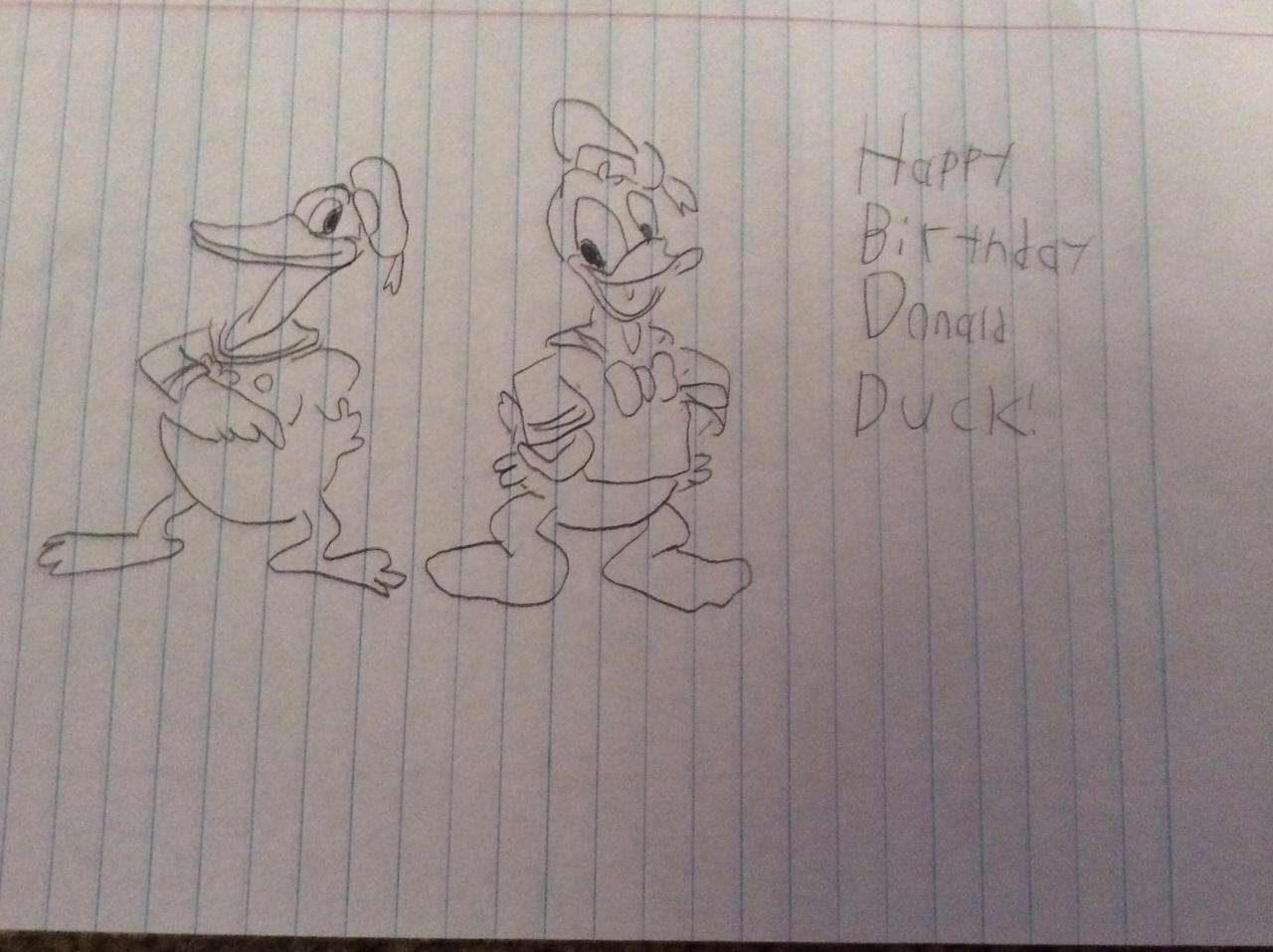 Happy Birthday Donald Duck by NeoTheBat100 on DeviantArt