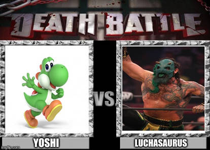 Yoshi vs Luchasaurus