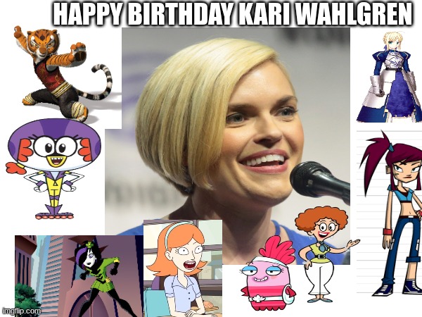Happy Birthday Kari Wahlgren by NeoTheBat100 on DeviantArt