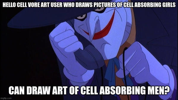 Hello Cell Vore Art User by NeoTheBat100 on DeviantArt