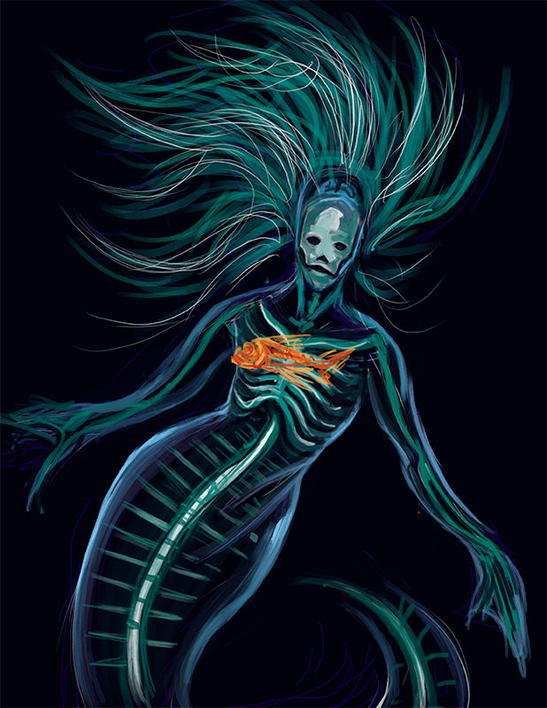 Abyssal mermaid by citaelcuervo on DeviantArt
