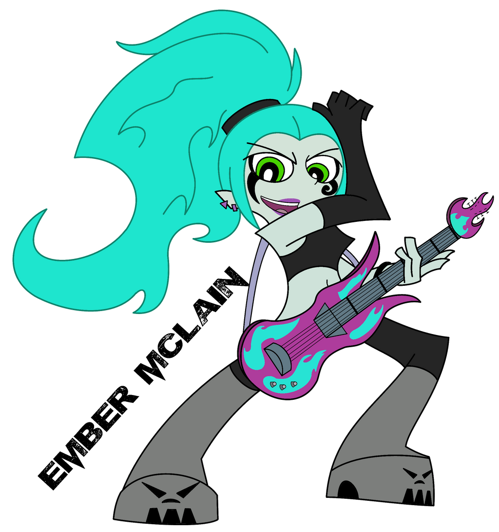Danny Phantom PSG Crossover Ember Mclain by DJNightmar3 on DeviantArt