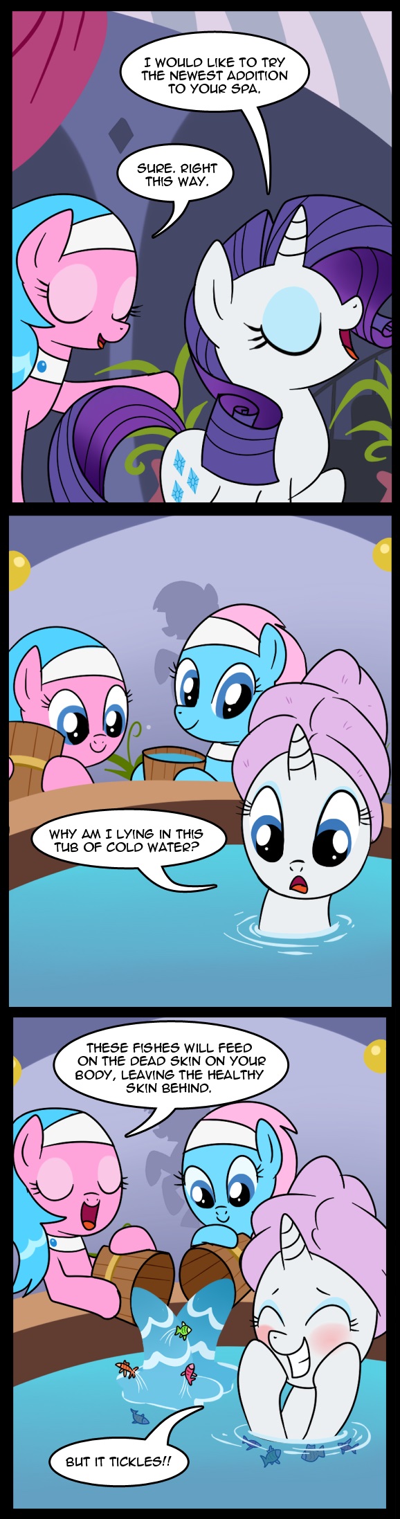 Deviantart Mlp Fish MLP: Fish Spa (Commissioned) by tan575 on DeviantArt