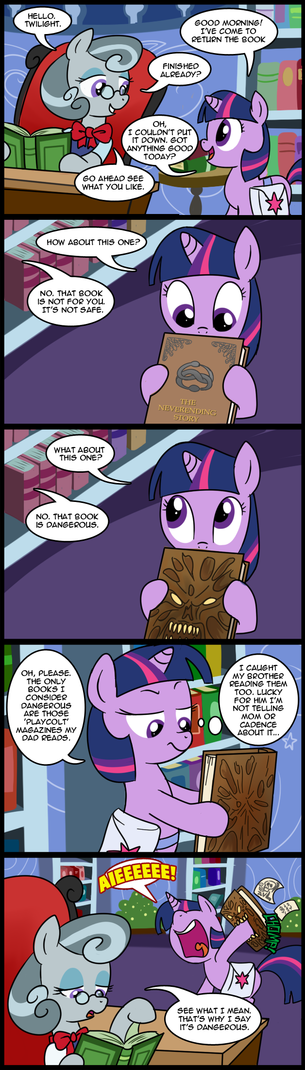 MLP: Dangerous book (Commissioned)