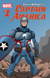 Steve Rogers Captain America 75th