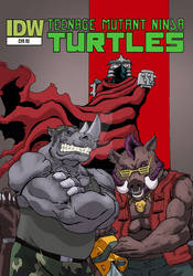 Idw TMNT cover Foot mock