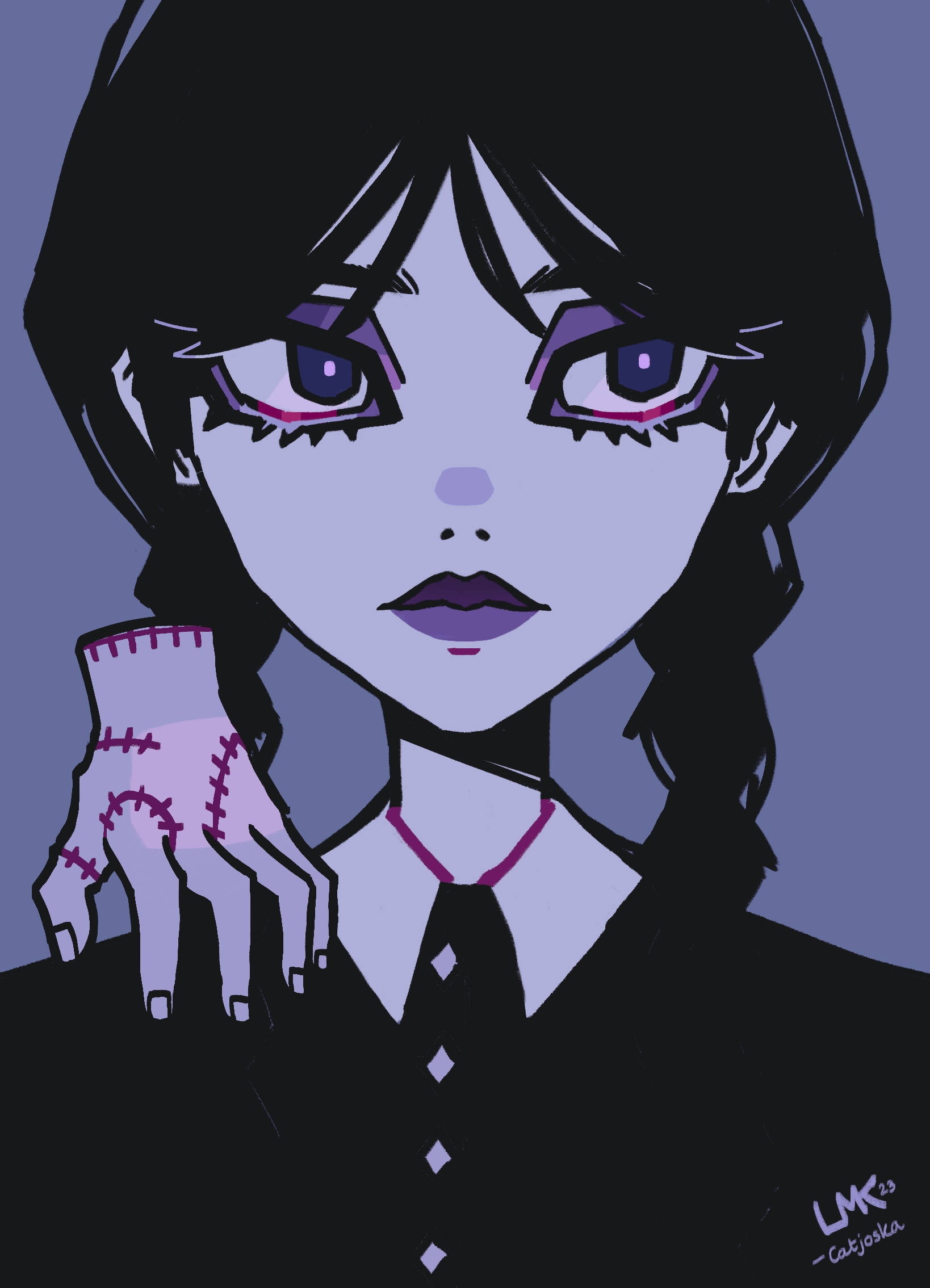 Wednesday Deviantart Wednesday Addams Fanart by Lina-Mi on DeviantArt