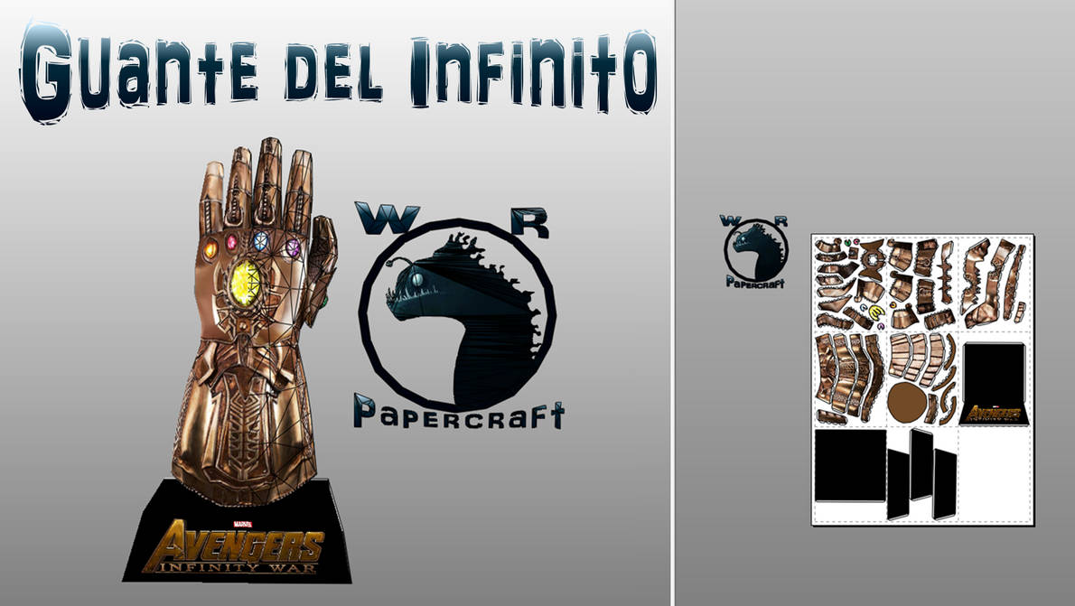 Infinity Gauntlet Papercraft by WRPapercrafts on DeviantArt