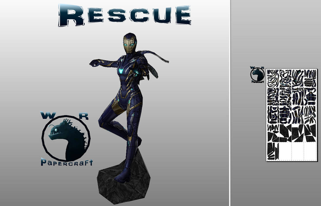 Minimum Rage Papercraft Rescue Papercraft by WRPapercrafts on DeviantArt