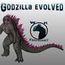 Godzilla evolved papercraft