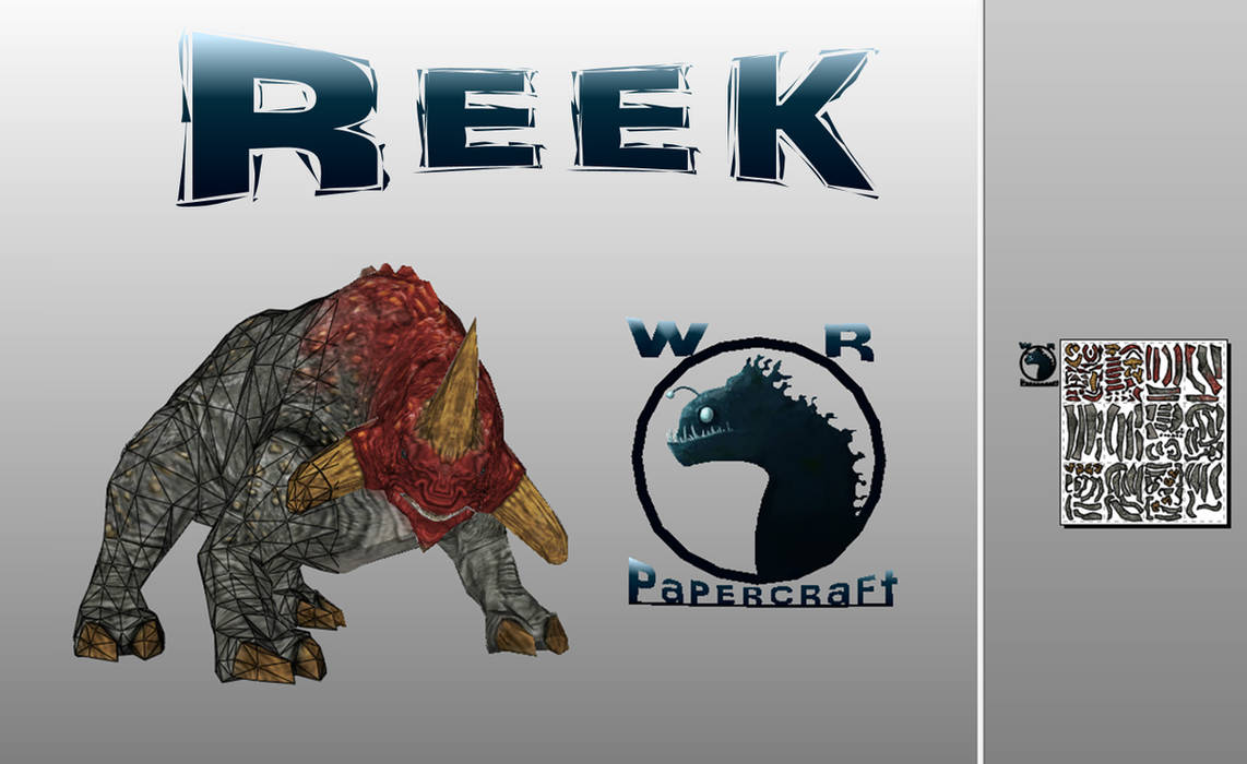 Reek Papercraft by WRPapercrafts on DeviantArt