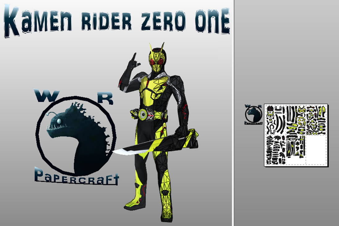 Paper Rider Photo Kamen Rider Zero One Papercraft by WRPapercrafts on DeviantArt