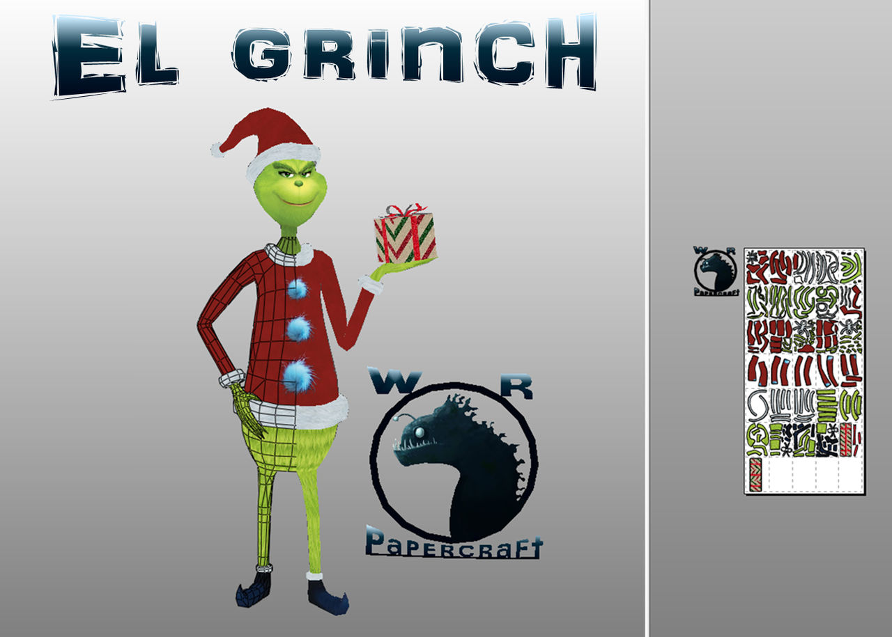 El Grinch Papercraft by WRPapercrafts on DeviantArt