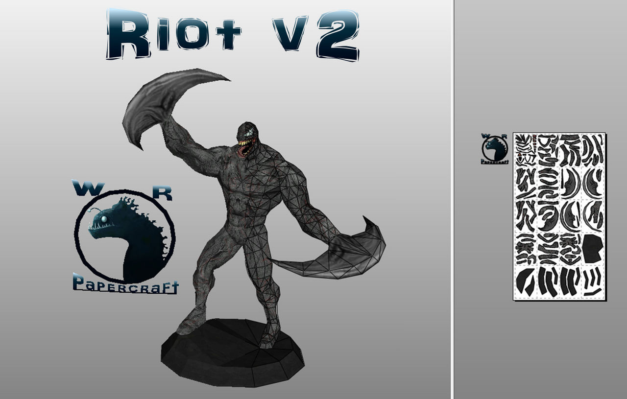 Riot V2 papercraft by WRPapercrafts on DeviantArt