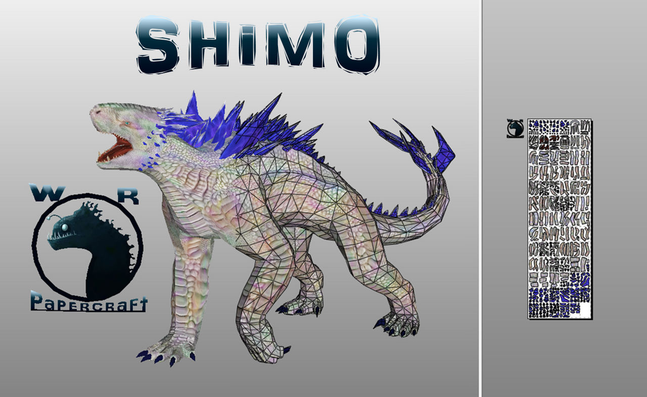 Shimo papercraft by WRPapercrafts on DeviantArt