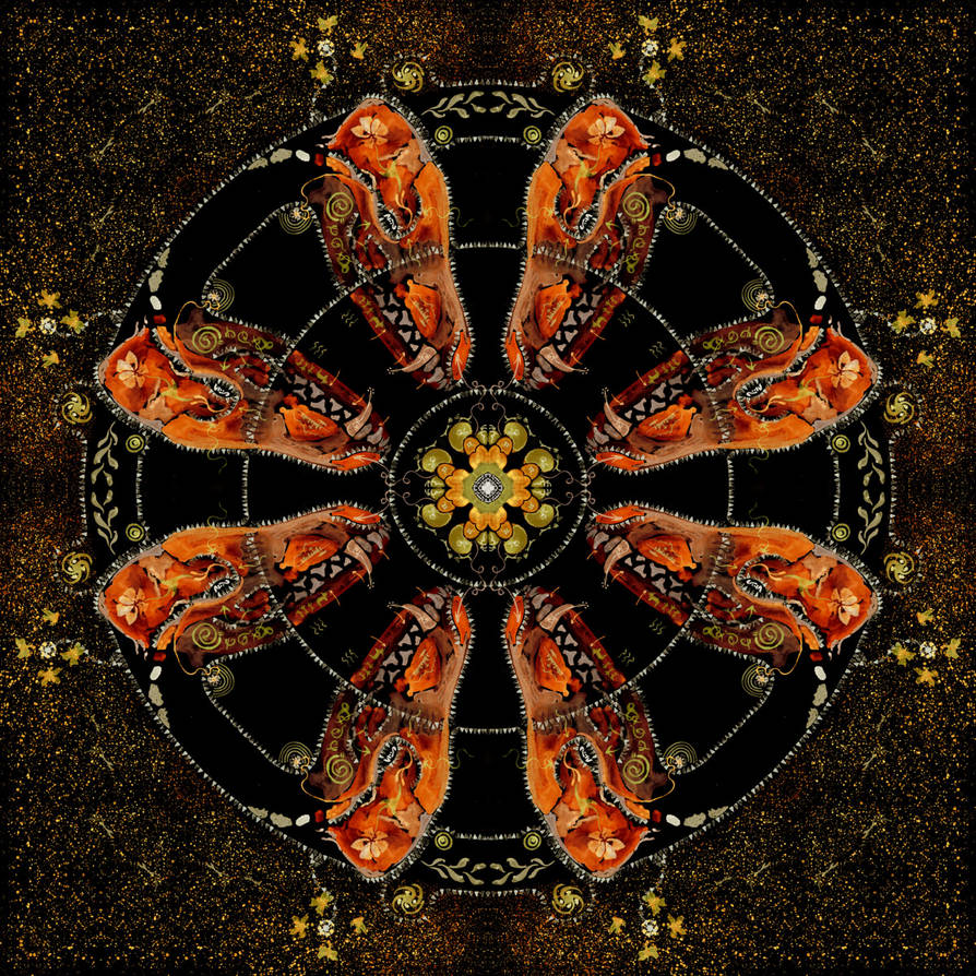 Mandala - Coyote Sniffs Everything