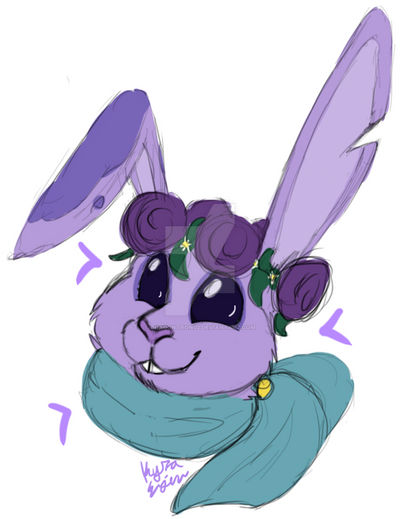 Purple Rabbit by DragonTron02 on DeviantArt