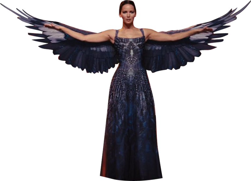 Katniss Everdeen Mockingjay Dress MQ PNG by ViggoBarnes on DeviantArt