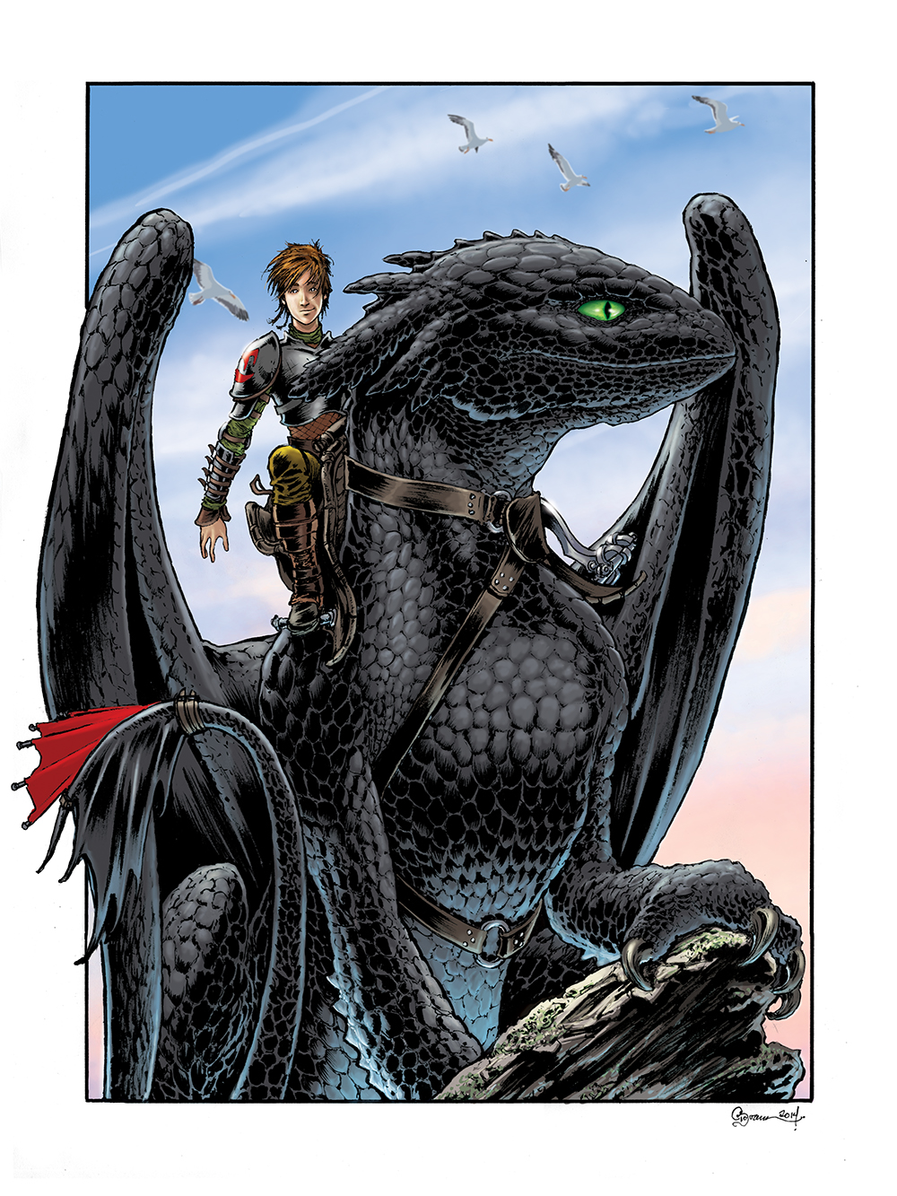 Hiccup and Toothless