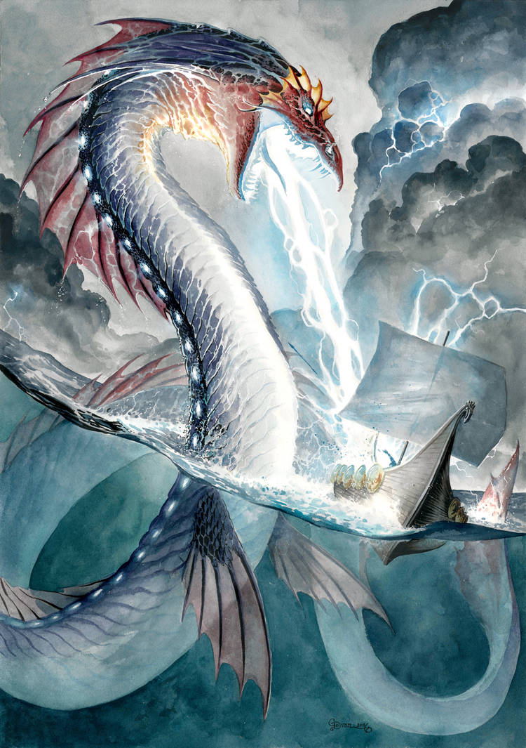 Морской змей 2023. Морской дракон (Draco Marinus). Морской змей ДНД. Sea Serpent дракон. Дракон ДНД арт морской.
