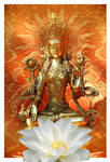 Bodhisattva White Tara by Lilyas