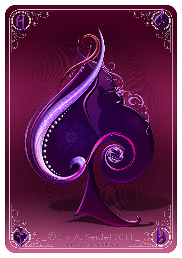 Ace of Spades Card by Lilyas
