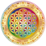 Flower of Life Window Sticker - light -