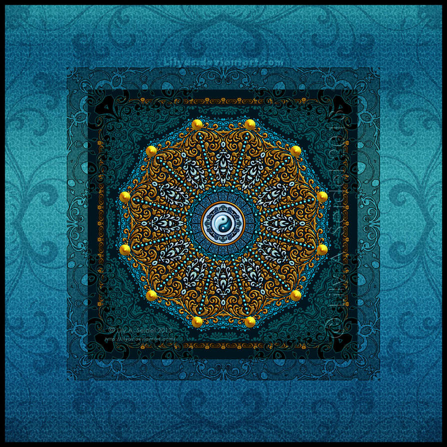 Yin Yang Mandala by Lilyas