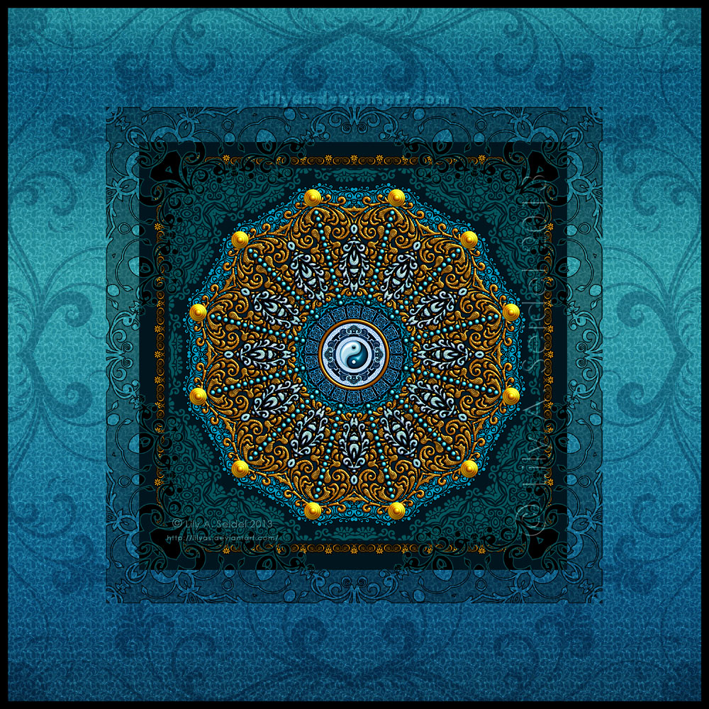 Yin Yang Mandala by Lilyas