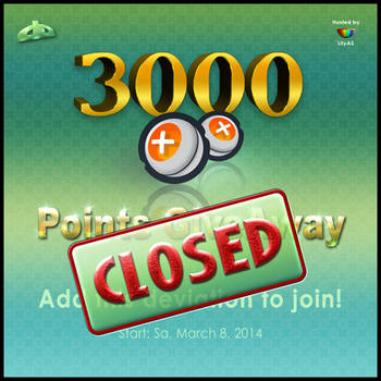 3000 Points Giveaway CLOSED