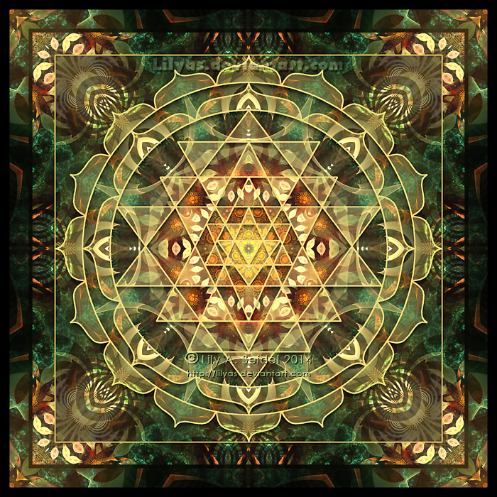 Sri Yantra Healing Mandala
