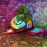 Happy Rainbow Snail