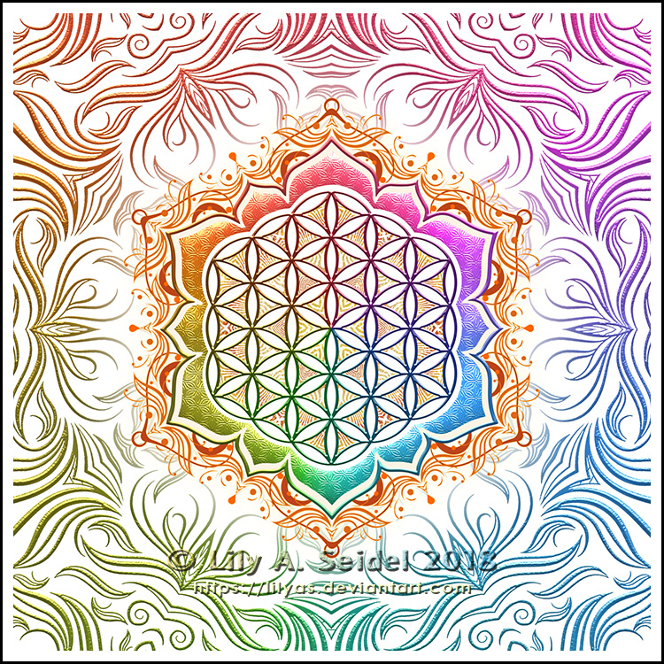 Flower of Life Lotus by Lilyas on DeviantArt