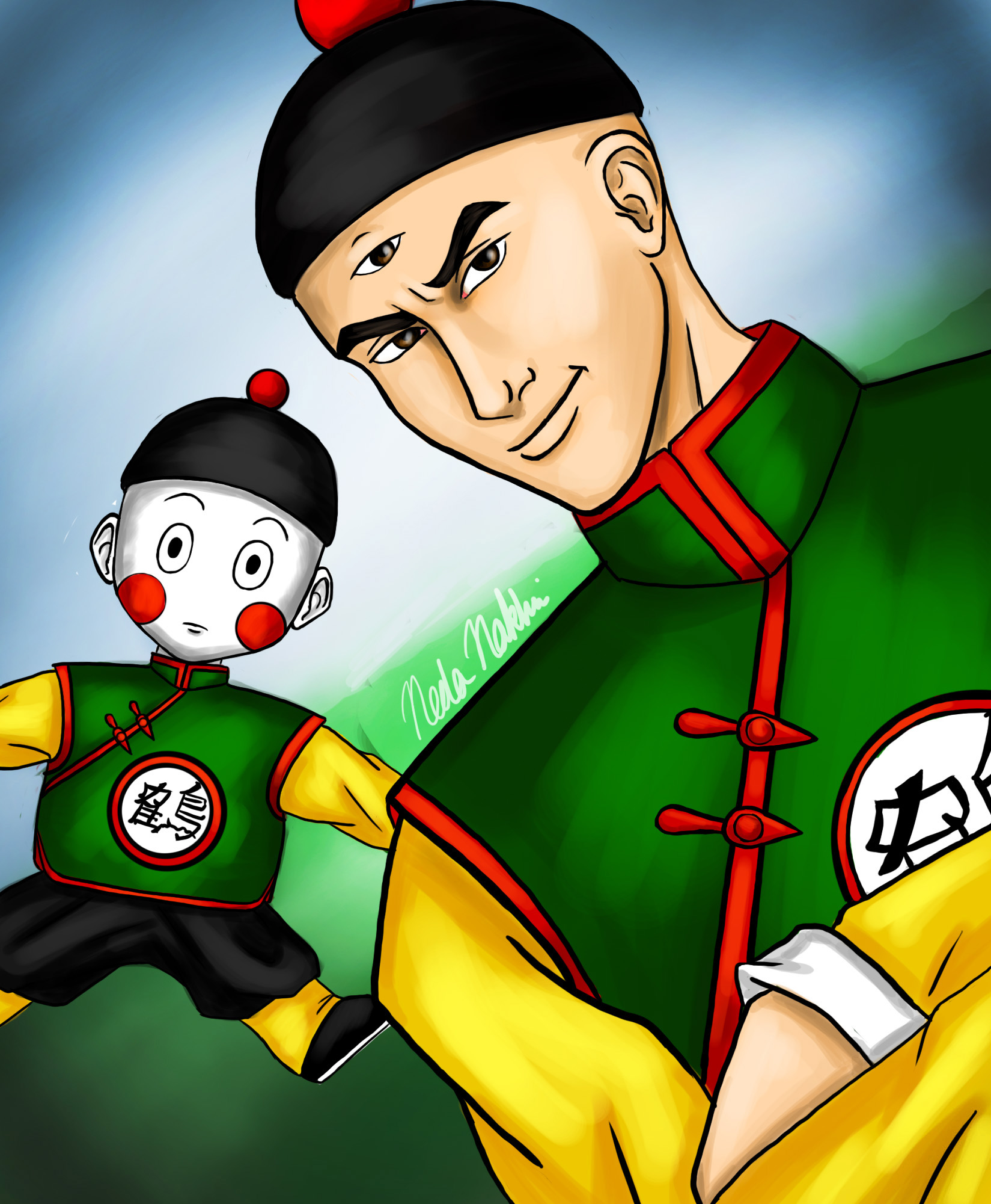 Tien Shinhan And Chiaotzu By Majinneda On Deviantart Tien Shinhan And Chiaotzu By Majinneda On Deviantart