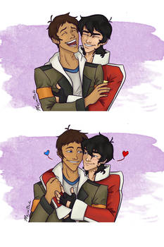 Klance- I cradled you in my arms!