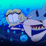 Amphibia:Adult Sasha Swims ahead of the shark!!!
