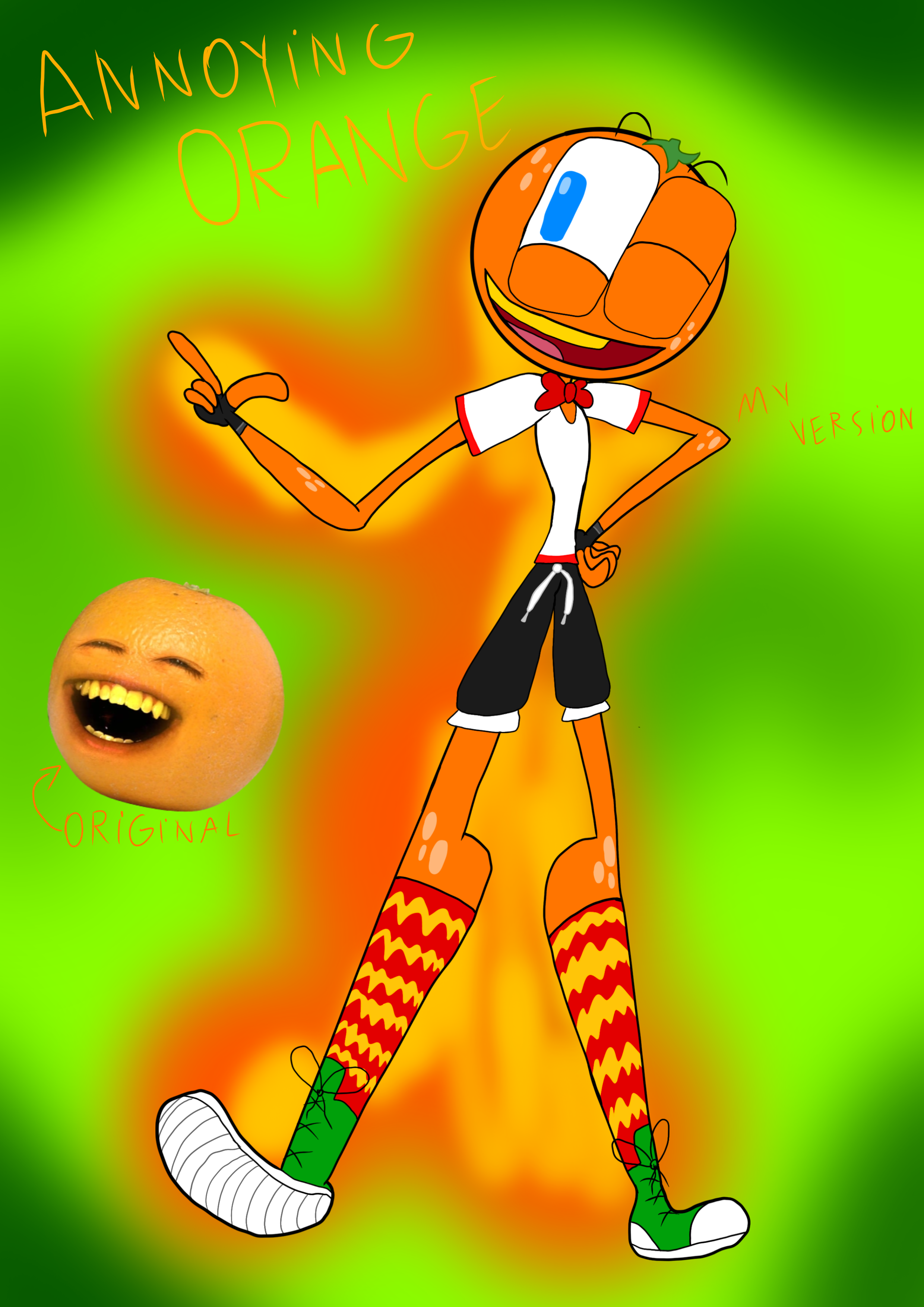 Enoing ( Characters )Annoing Orange My Version #1 Orange by bludinimax on ...