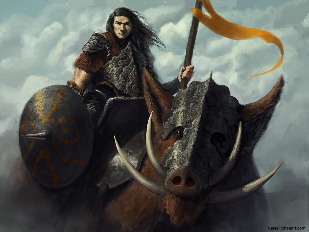 Boar Rider! by Jones0da on DeviantArt