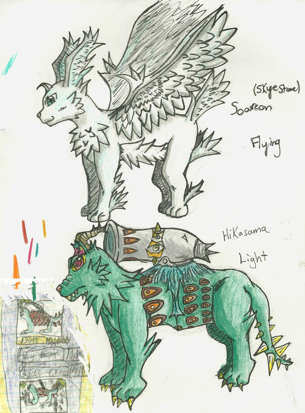 Fakemon Sketches Page 2 by Sora1915 on DeviantArt