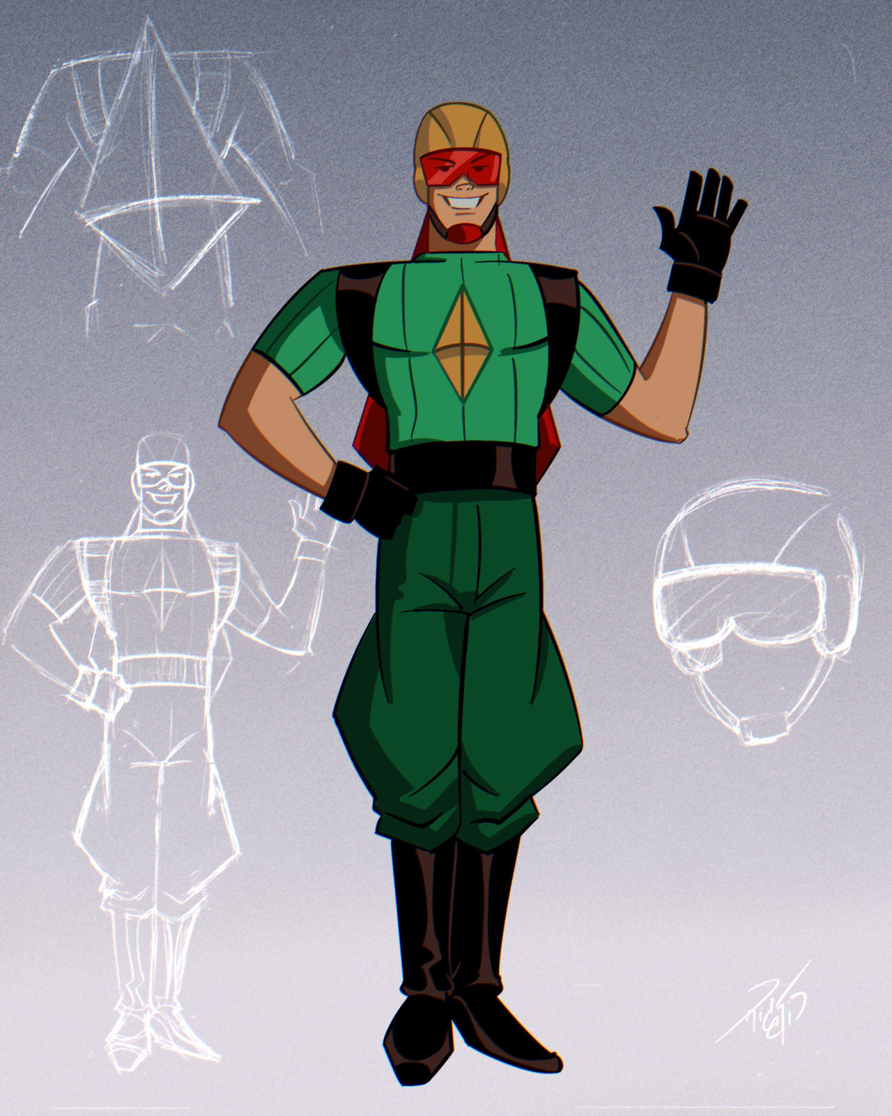 Kiteman Gun 2025 0623 Kite-Man 1939 by RickCelis on DeviantArt