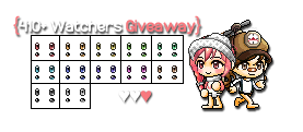 410+ Watchers Giveaway | Contact Lens