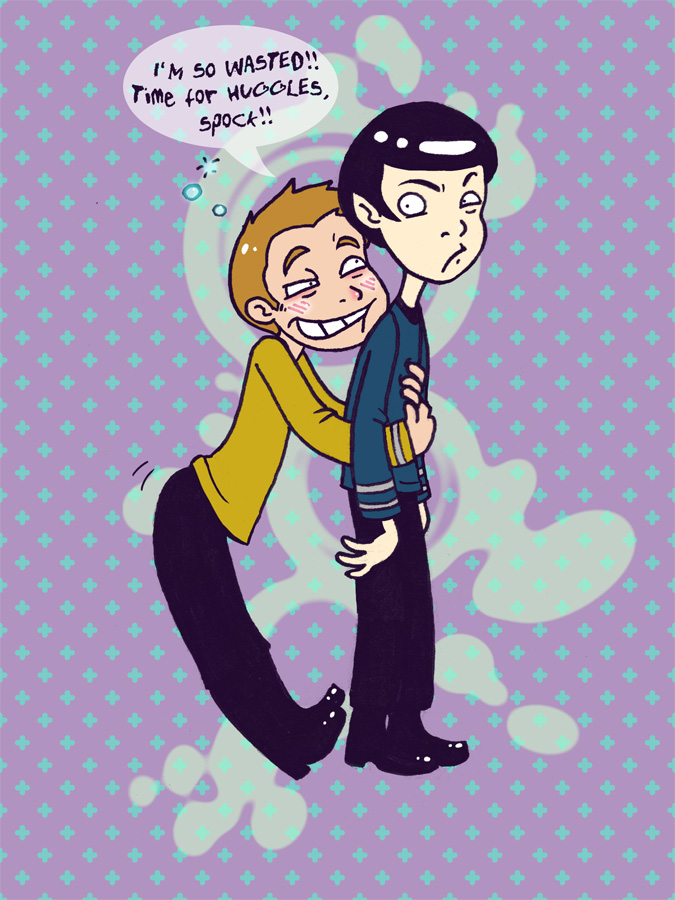 TIME FOR HUGGLES - Kirk+Spock