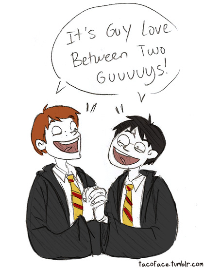 Harry and Ron: BROTP