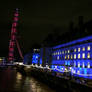 Blue County Hall and the Red London Eye