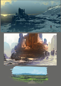 sketchy landscapes